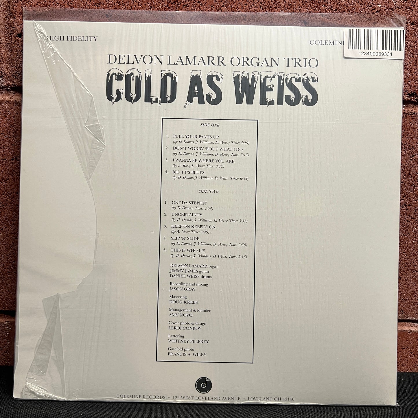 Used Vinyl: Delvon Lamarr Organ Trio "Cold As Weiss" LP (Blue & White Marble Vinyl)
