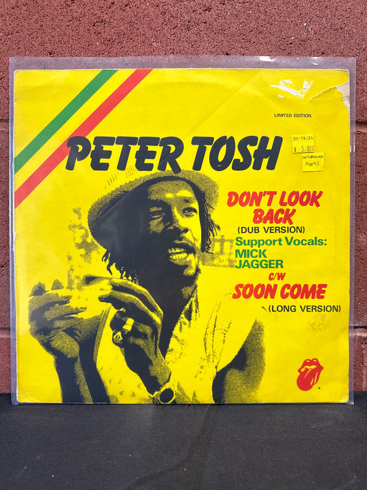 Used Vinyl:  Peter Tosh And Word, Sound And Power ”Don't Look Back (Dub Version) / Soon Come (Long Version)” 12"