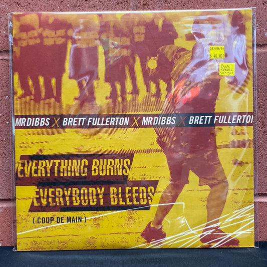 Used Vinyl:  Mr. Dibbs, Brett Fullerton ”Everybody Burns, Everybody Bleeds” (Blue Marble Vinyl) LP