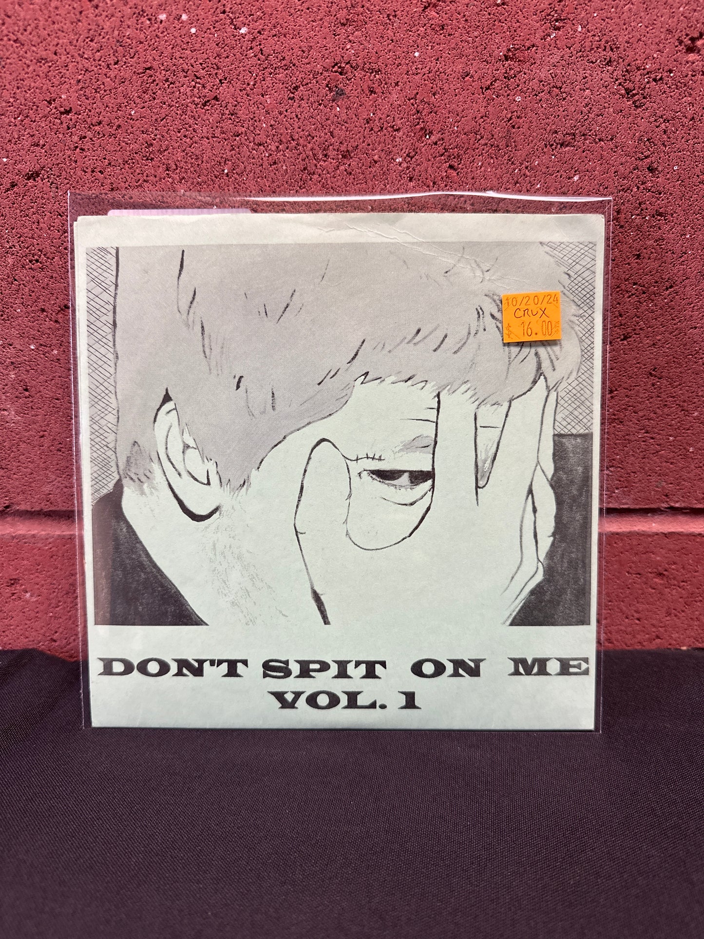 Used Vinyl:  Crux, Black Cherry Soda ”Don't Spit On Me Vol. 1” 7" (White Vinyl)