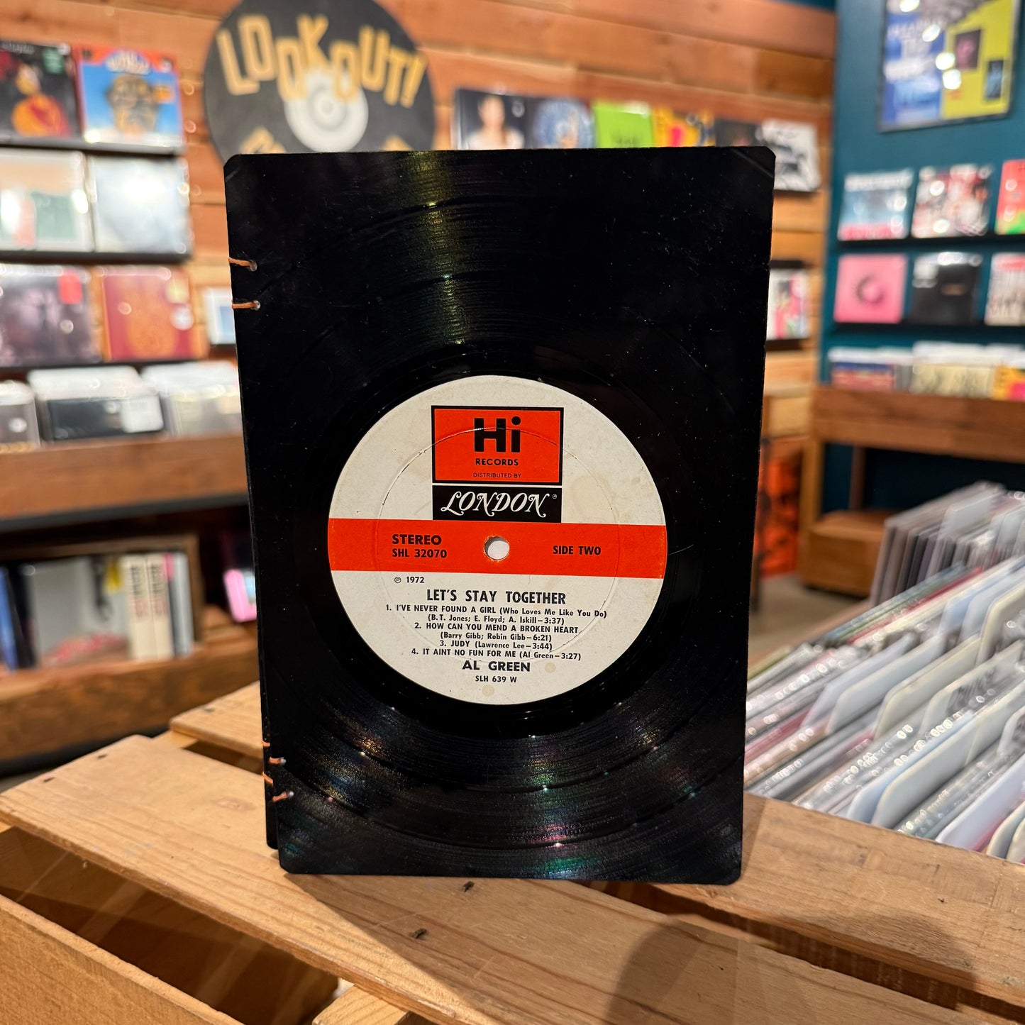 Al Green Recycled Vinyl Journal