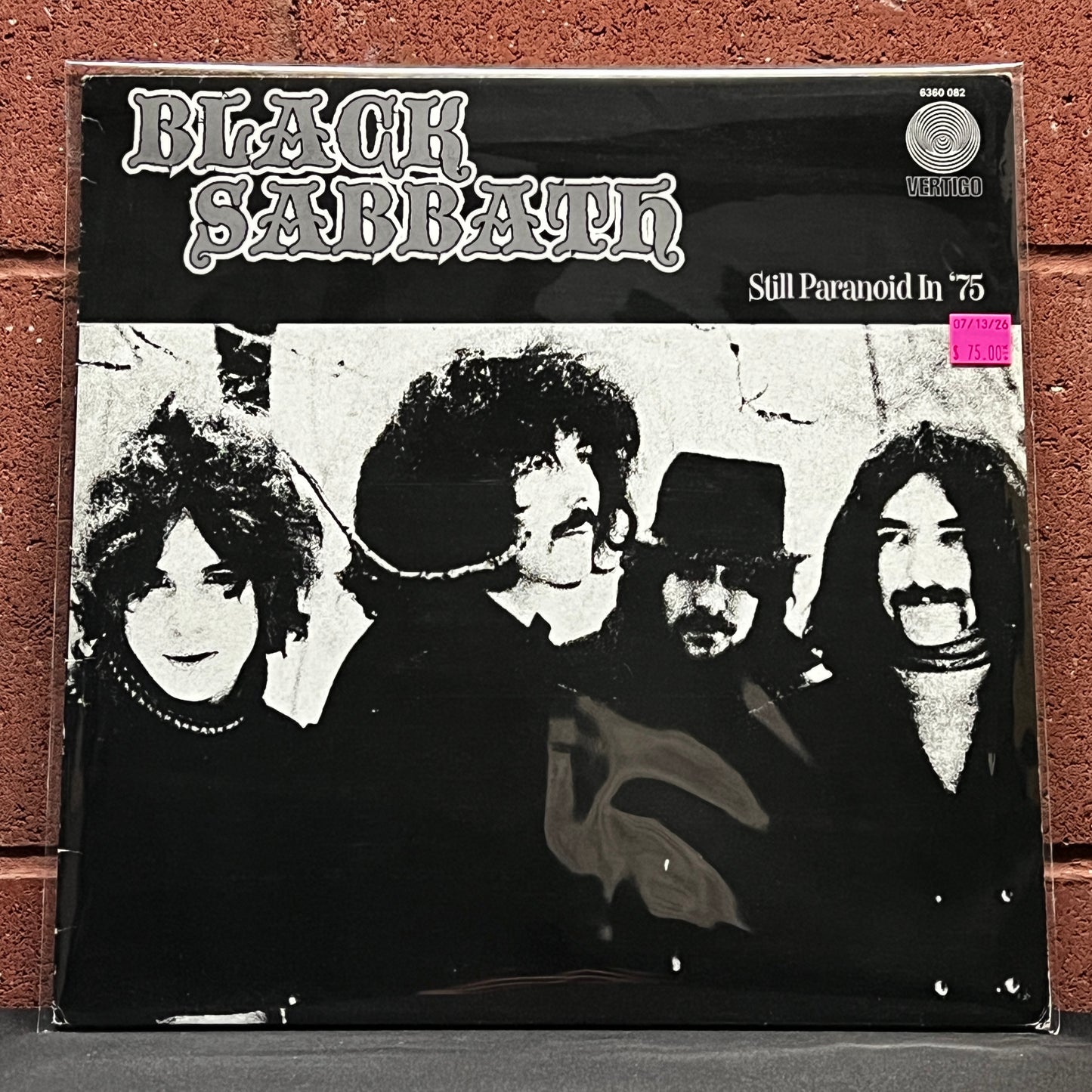 Used Vinyl: Black Sabbath "Still Paranoid In '75" LP