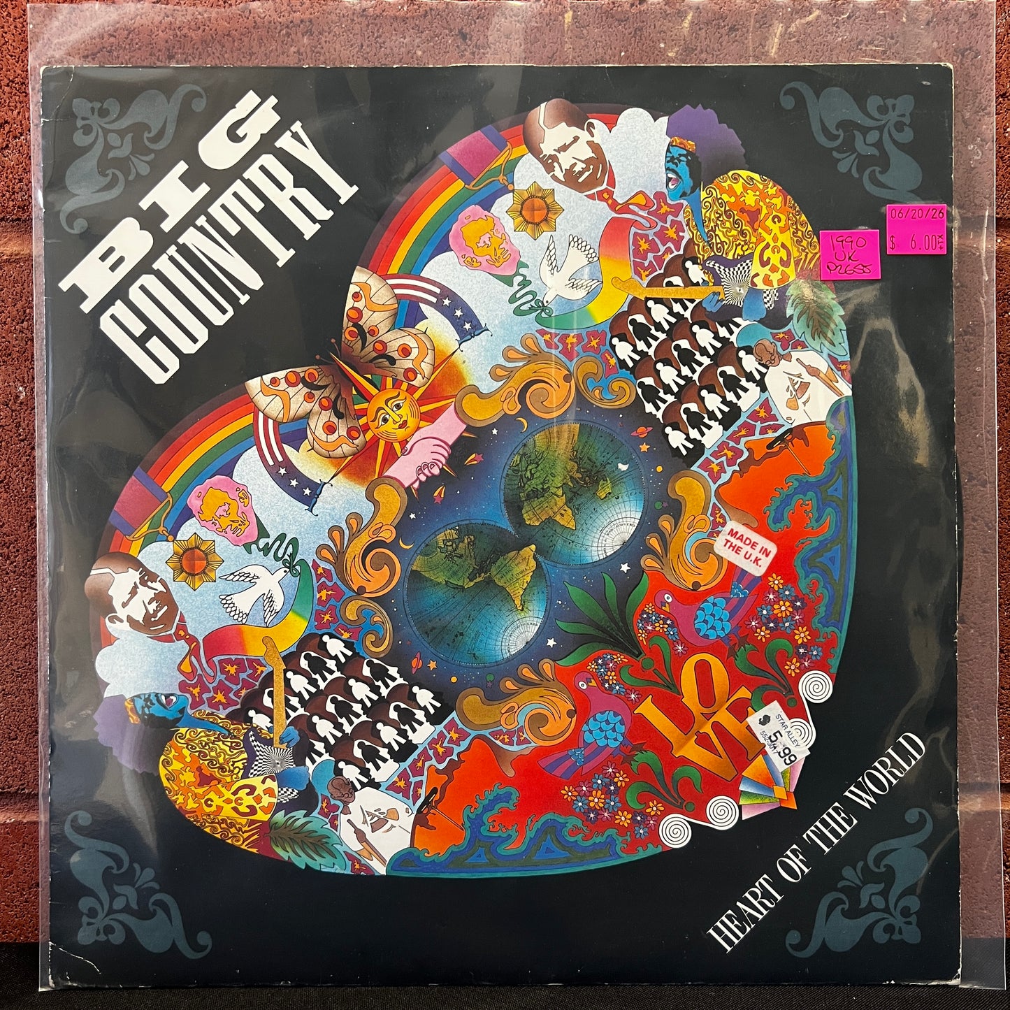 Used Vinyl: Big Country "Heart Of The World" 12" (1990 UK Press)
