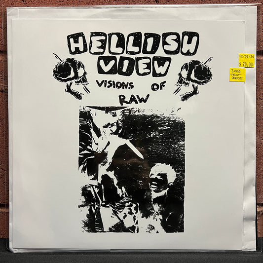 Used Vinyl: Hellish View "Visions Of Raw" LP (2018 Press - Test Press)