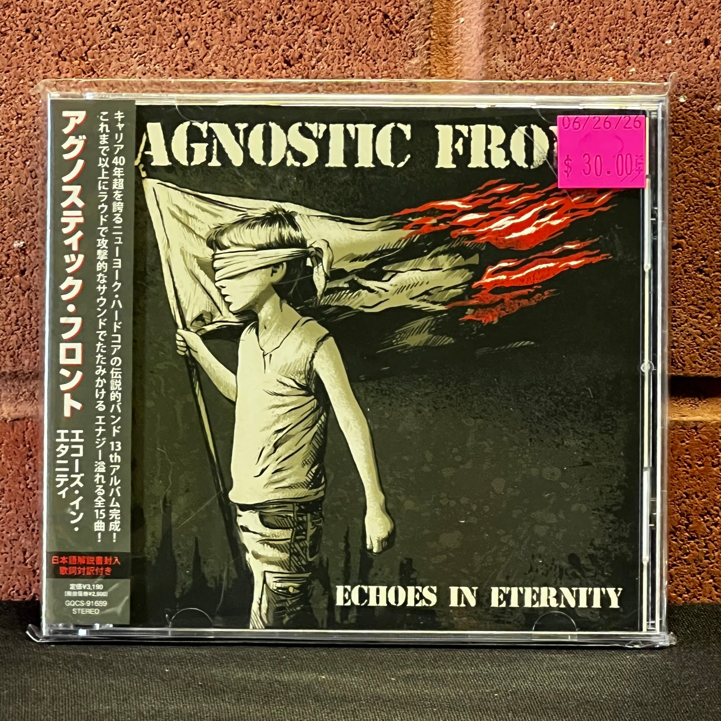 Used CD: Agnostic Front "Echoes In Eternity" CD (2025 Japanese Press)