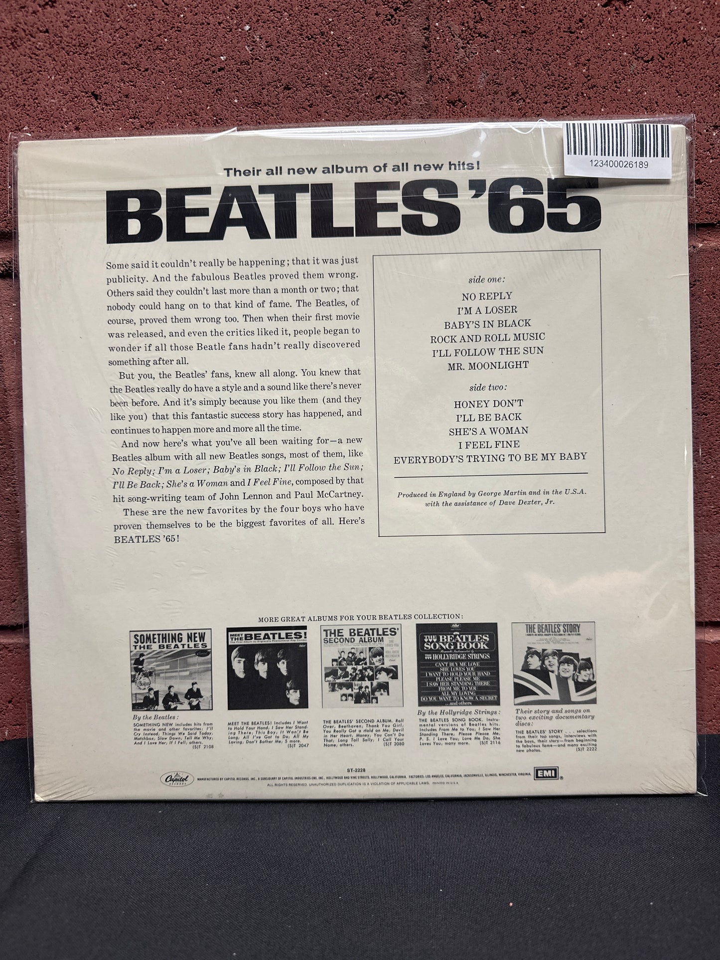 Used Vinyl:  The Beatles ”Beatles '65” LP