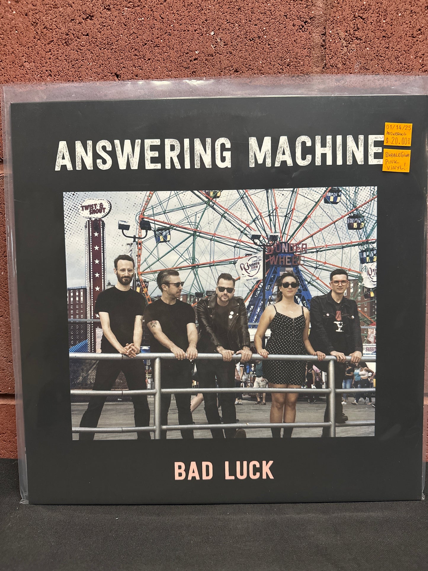 Used Vinyl: Answering Machine "Bad Luck" LP (Bubblegum Pink Vinyl)