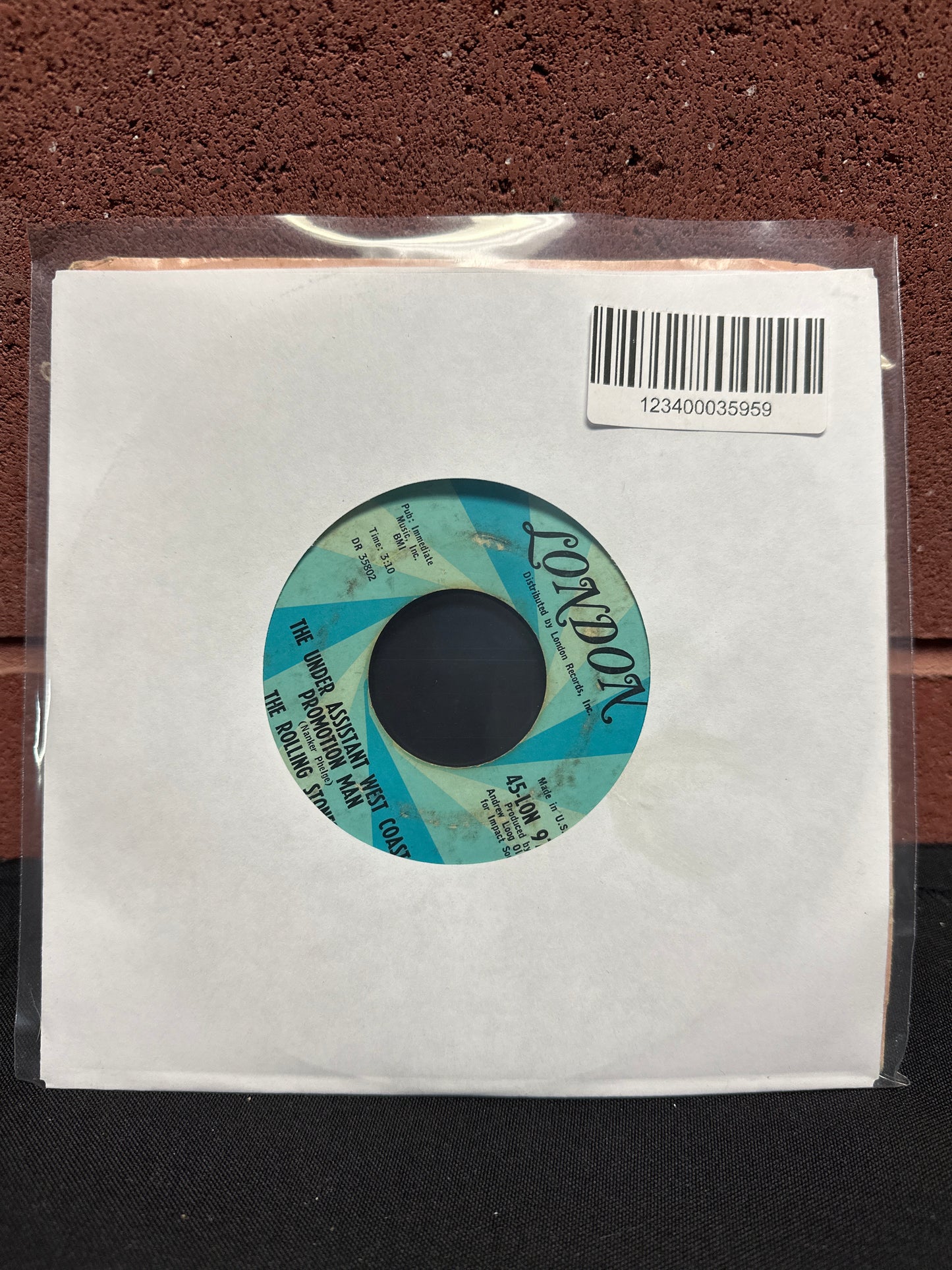 Used Vinyl:  The Rolling Stones ”(I Can't Get No) Satisfaction” 7"