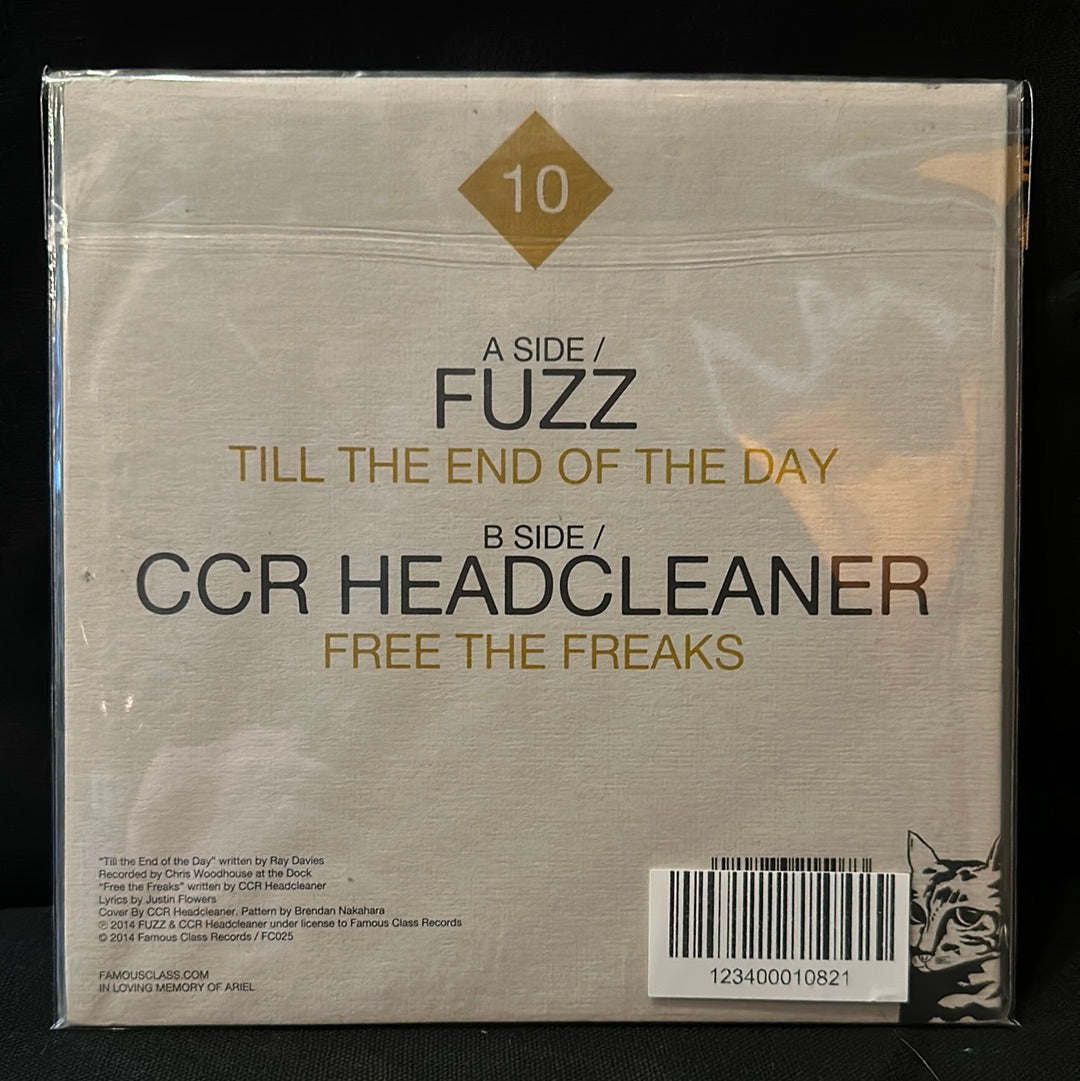 Used Vinyl:  Fuzz / CCR Headcleaner ”Less Artists More Condos Series #10” 7" (Mustard/Milky white vinyl)