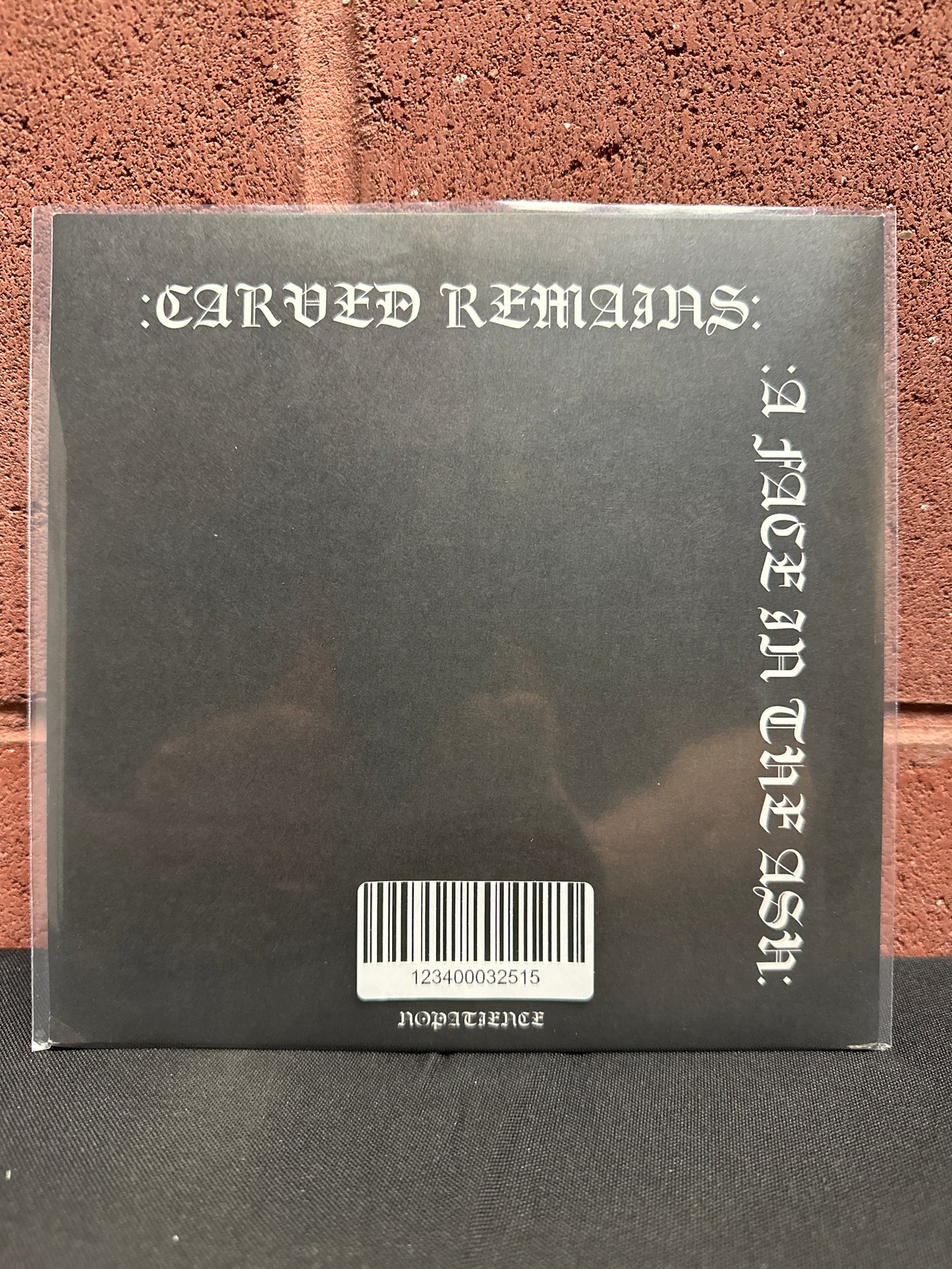 Used Vinyl:  Lakes ”Carved Remains / A Face In The Ash” 7"