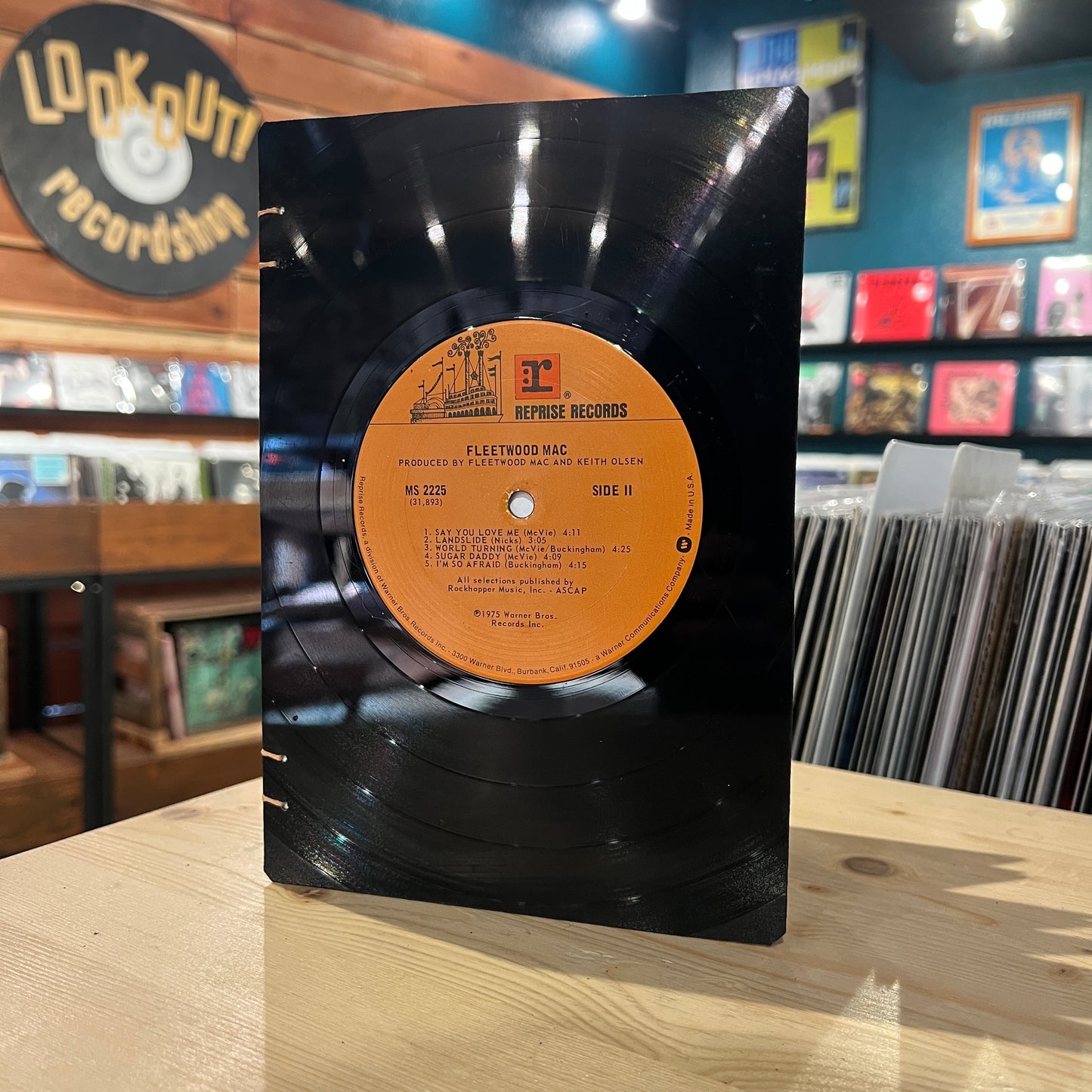 Fleetwood Mac Recycled Vinyl Journal