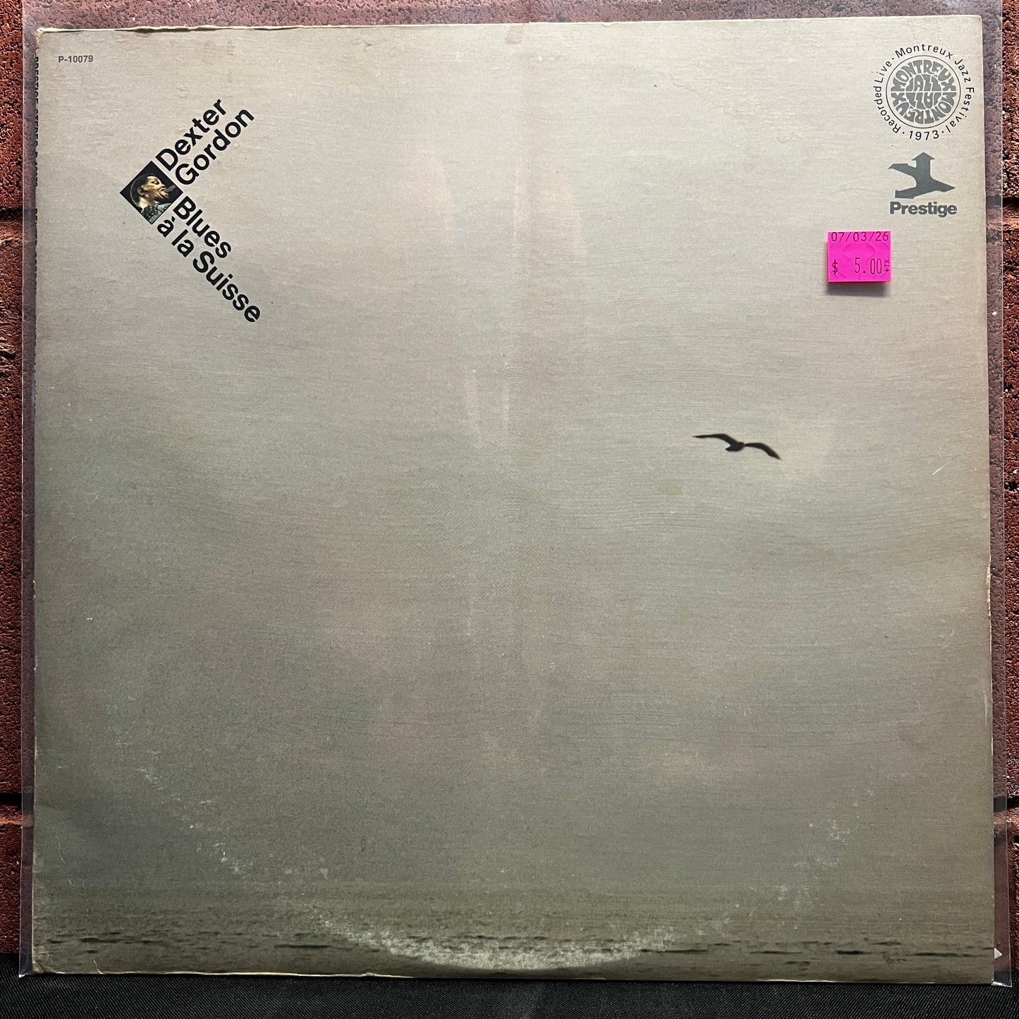 Used Vinyl: Dexter Gordon "Blues a la Suisse" LP