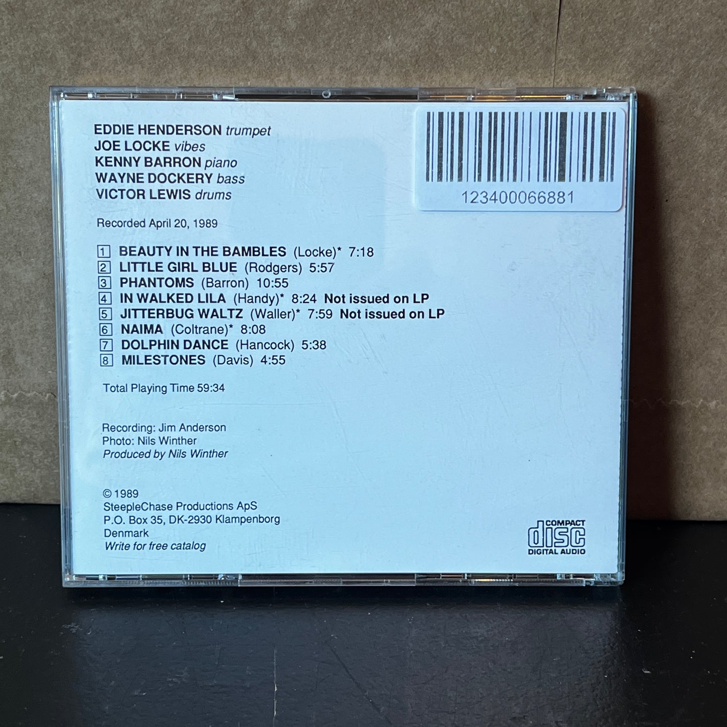 Used CD: Eddie Henderson Quintet "Phantoms" CD (1989 Press)