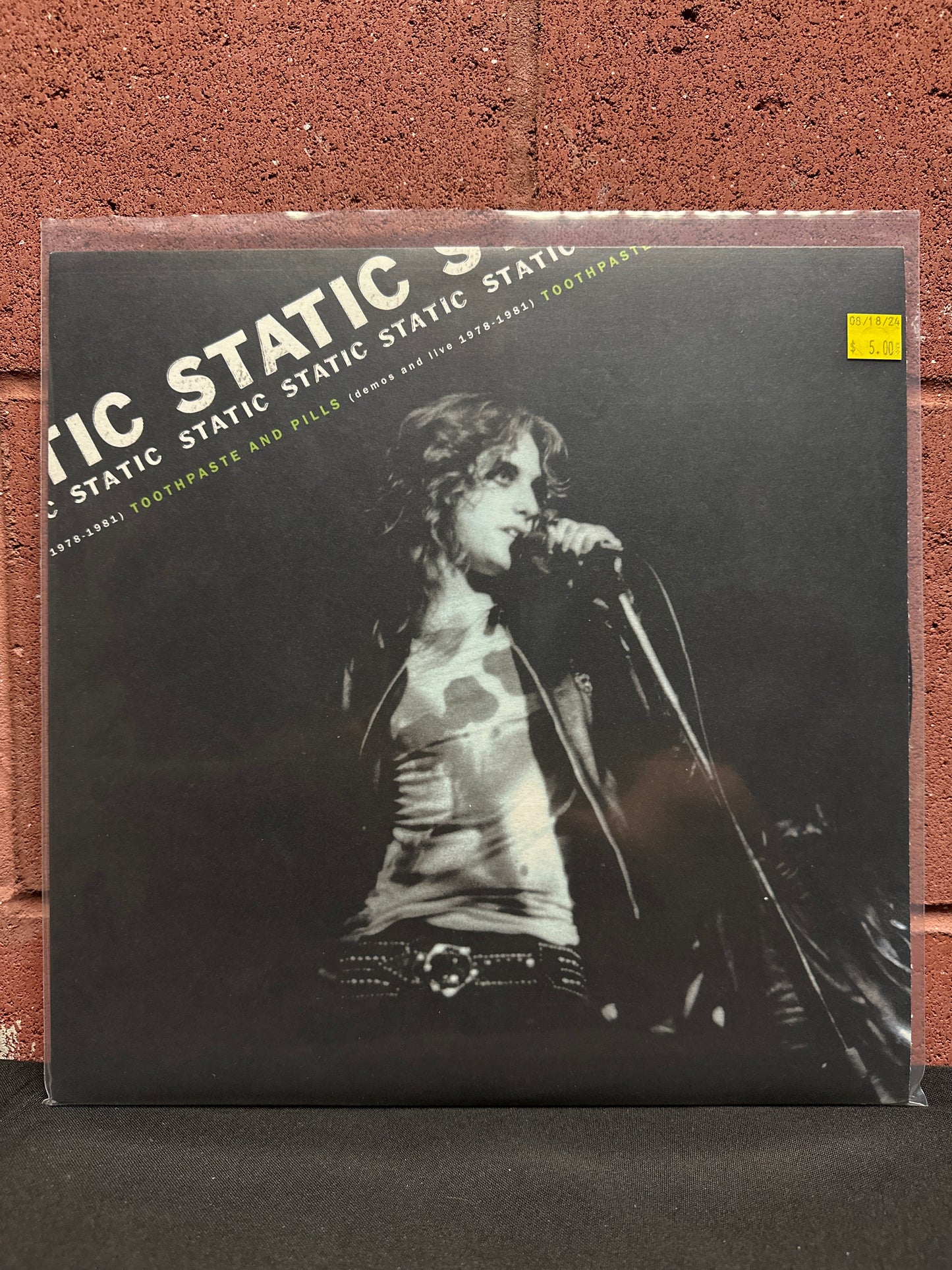 Used Vinyl:  Static ”Toothpaste And Pills (Demos And Live 1978 - 1981)” LP