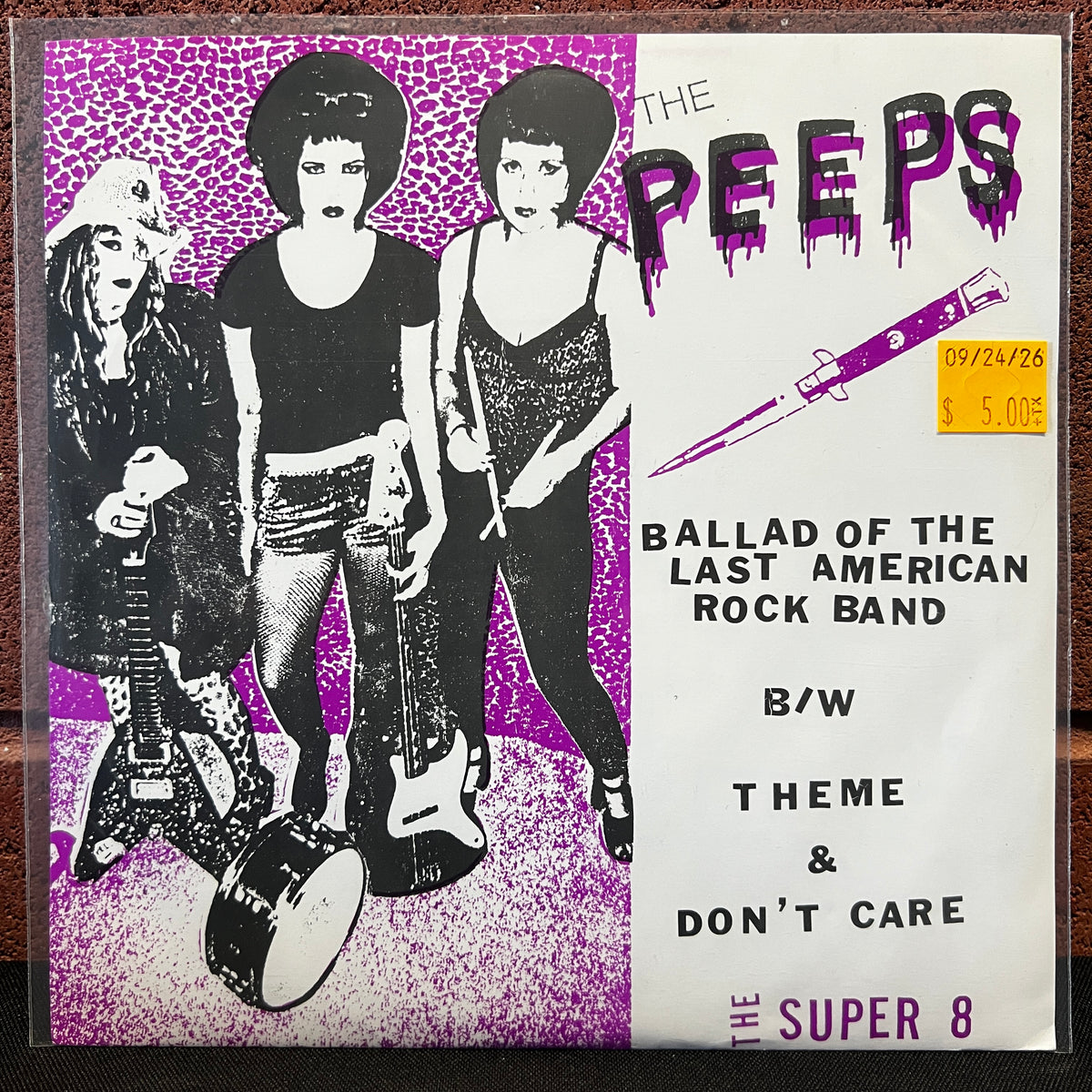 Used Vinyl: The Peeps "Ballad Of The Last American Rock Band" 7"
