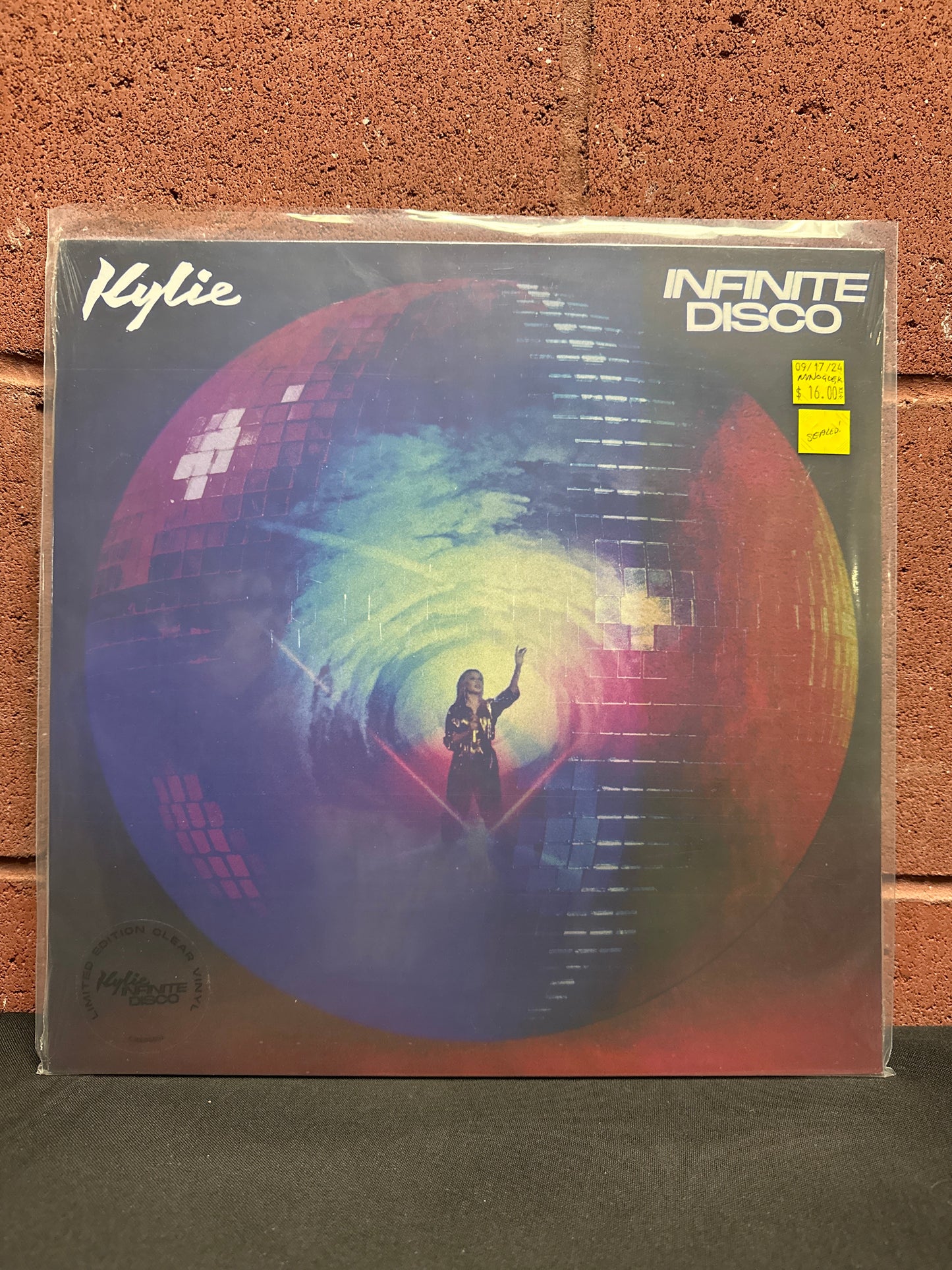 Used Vinyl:  Kylie Minogue ”Infinite Disco” LP (Clear vinyl)