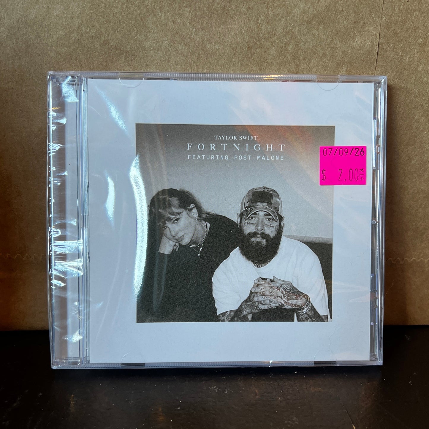 Used CD: Taylor Swift w/Post Malone ‎"Fortnight" CD (2024 Press - Sealed)