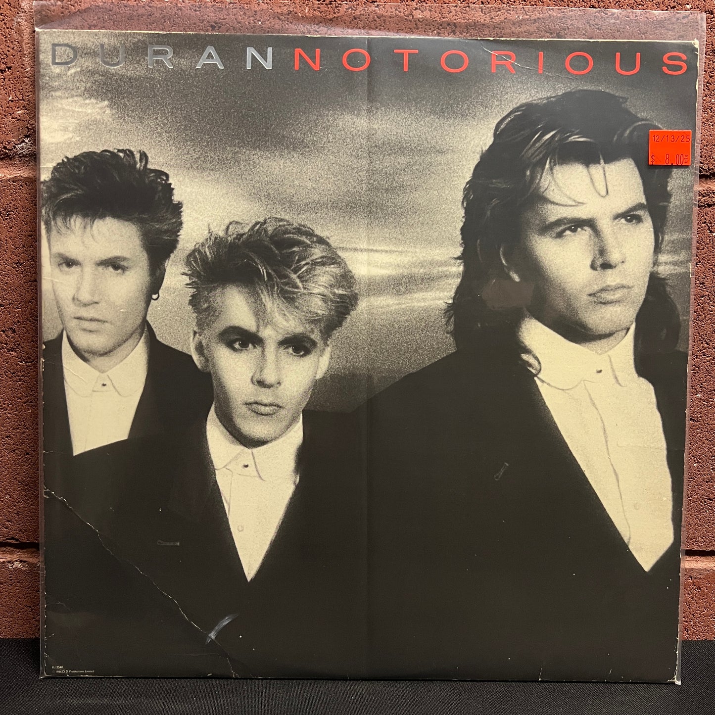 Used Vinyl: Duran Duran "Notorious" LP
