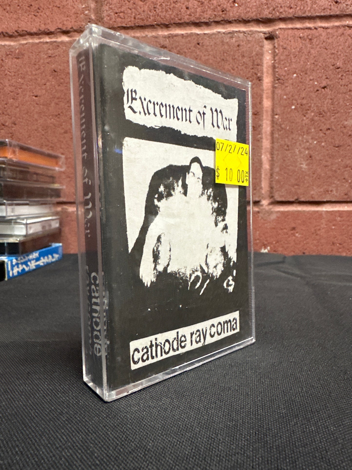 Used Cassette: Excrement Of War "Cathode Ray Coma" Tape