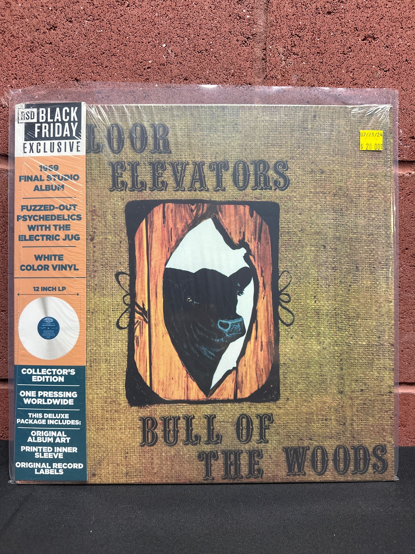 Used Vinyl:  13th Floor Elevators ”Bull Of The Woods” LP (White vinyl)