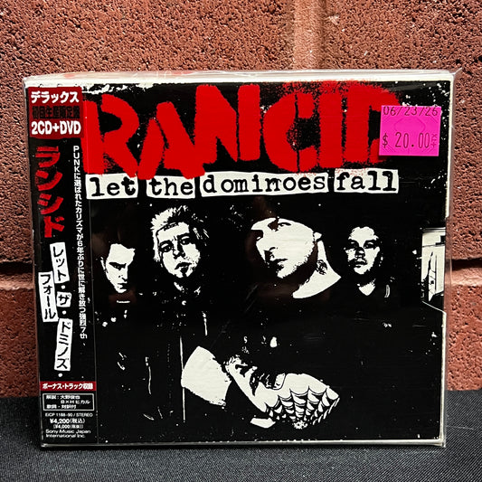 Used CD: Rancid "Let The Dominoes Fall" 2xCD + DVD (2009 Japanese First Press Digipak)