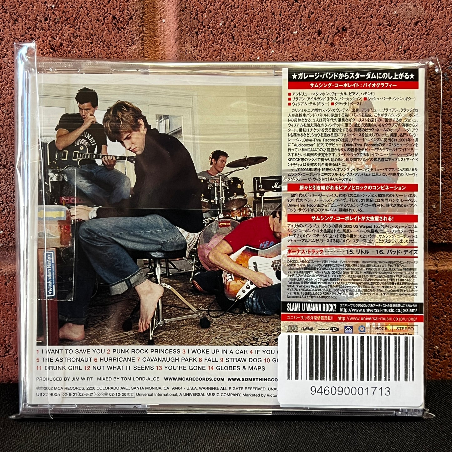Used CD: Something Corporate "Leaving Through The Window" CD (2002 Japanese Press w/ Bonus Track)