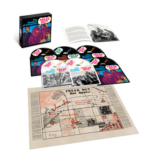 PRE-ORDER: Frank Zappa/The Mothers of Invention "Freak Out! (60th Anniversary)" 5xCD Box Set (Super Deluxe Edition)