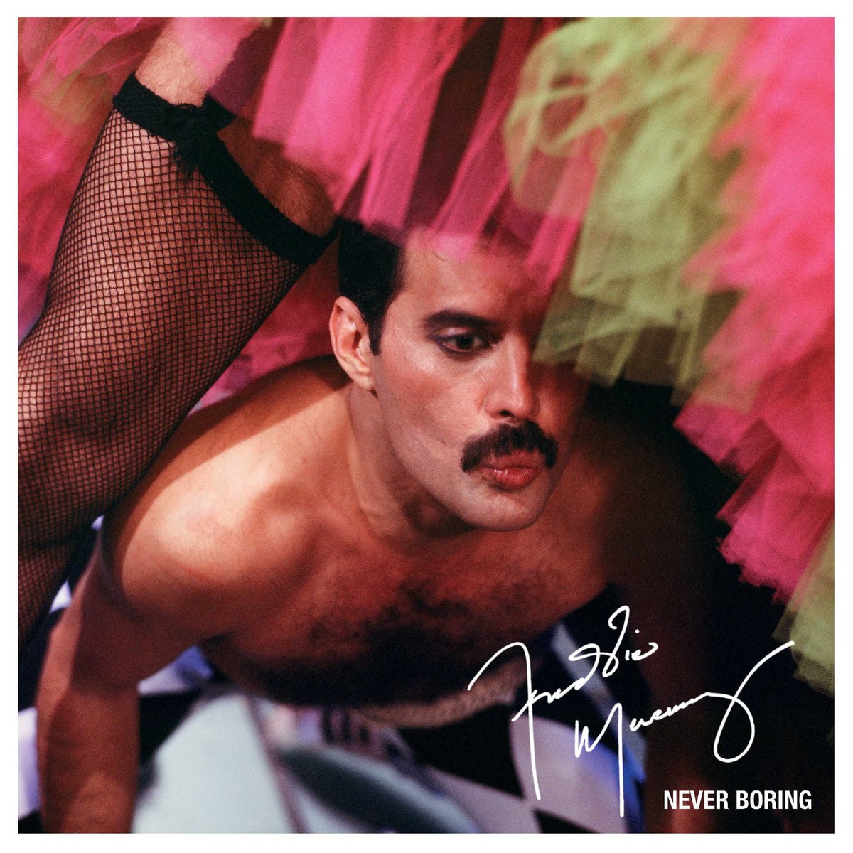 PRE-ORDER: Freddie Mercury "Never Boring" LP (Indie Exclusive Limited Edition Neon Pink Vinyl)