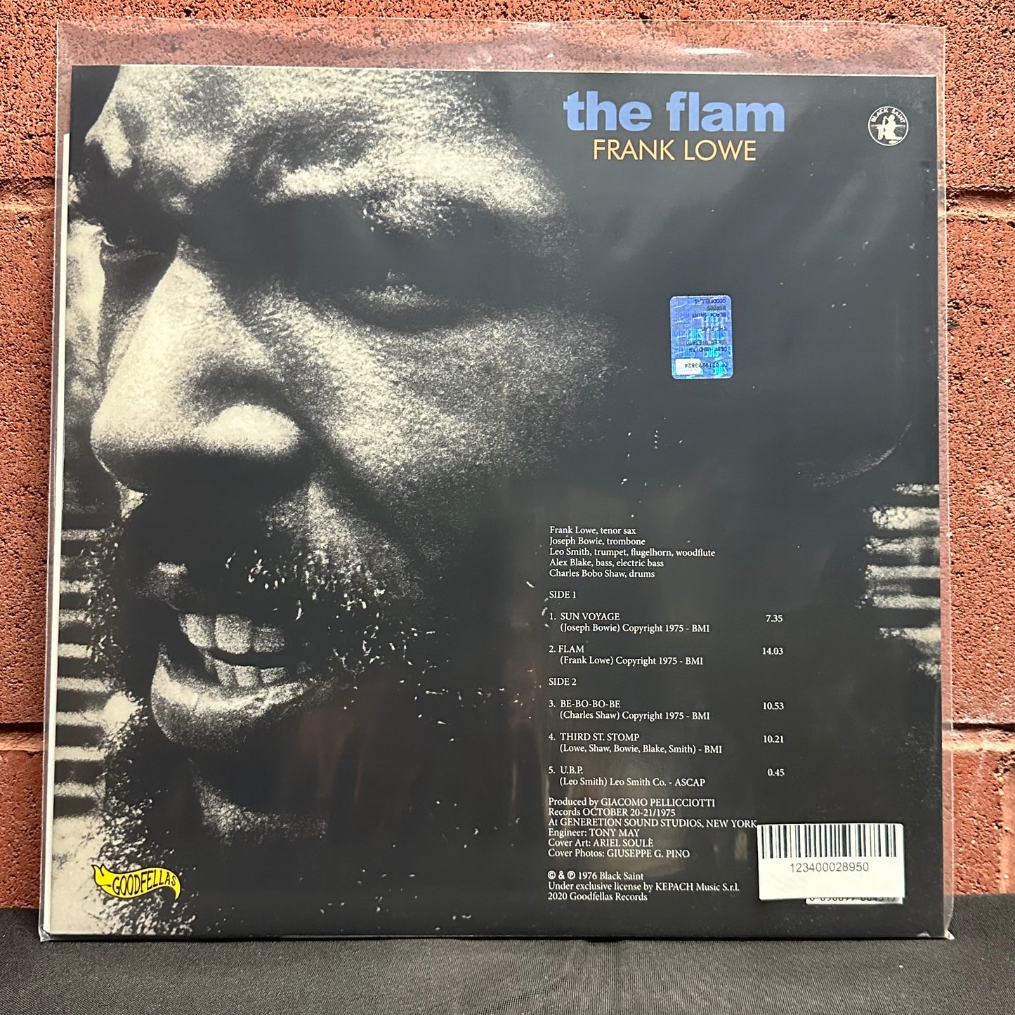 Used Vinyl:  Frank Lowe "The Flam" LP