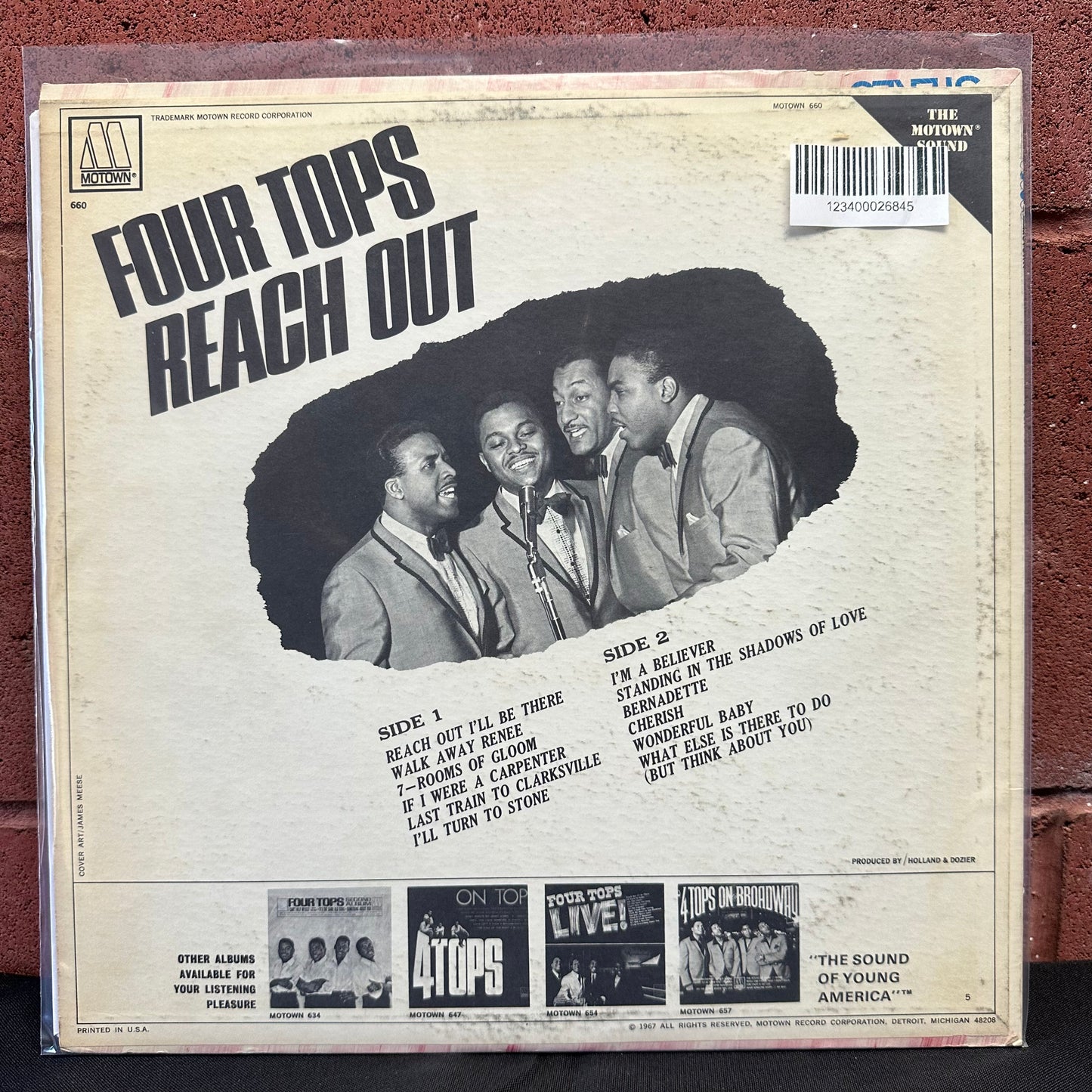 Used Vinyl:  Four Tops ”Four Tops Reach Out” LP