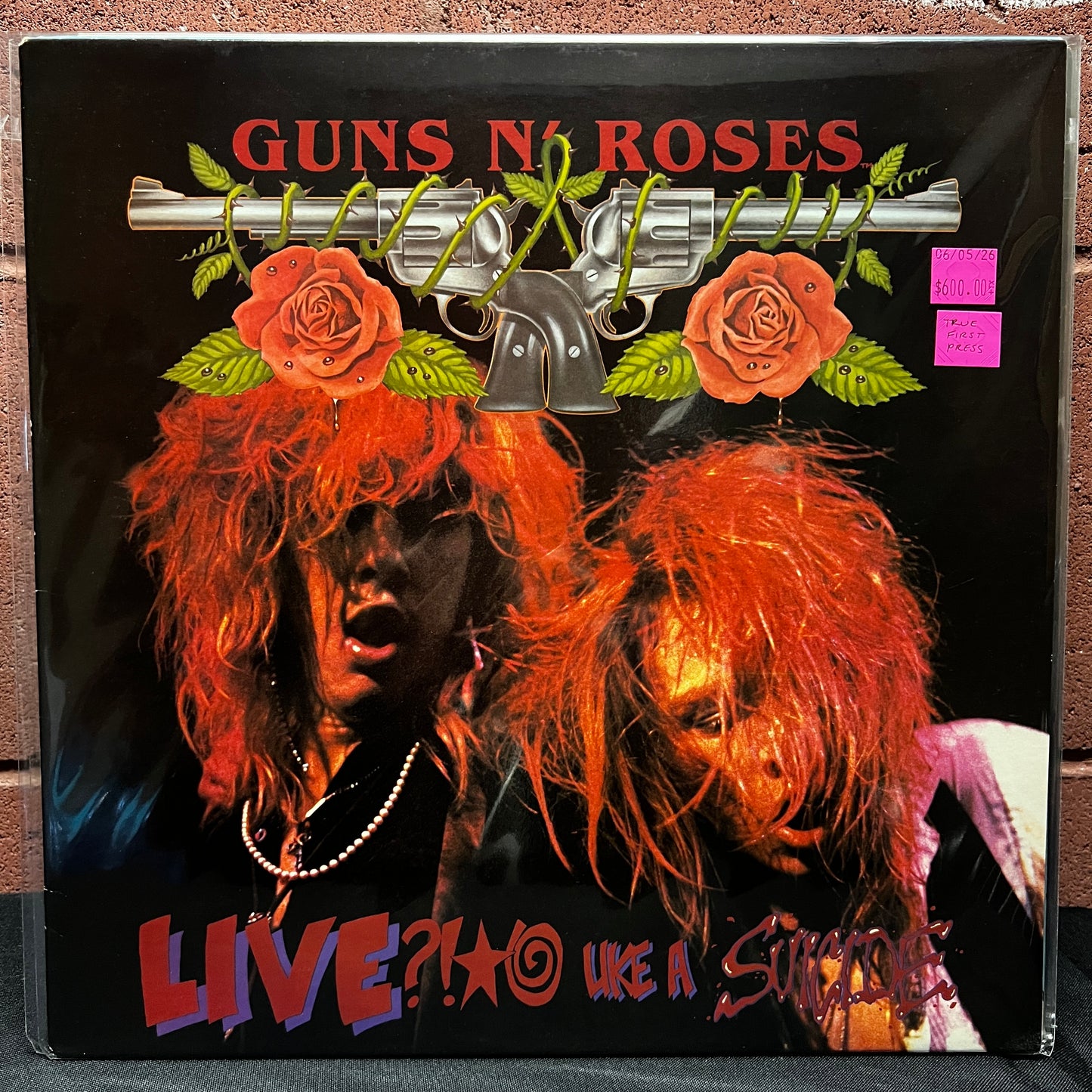 Used Vinyl: Guns N' Roses "Live ?!★@ Like A Suicide" LP (True 1st Press)