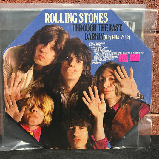 Used Vinyl: Rolling Stones "Through The Past, Darkly (Big Hits Vol. 2)" LP (Clear vinyl, octagonal cover)