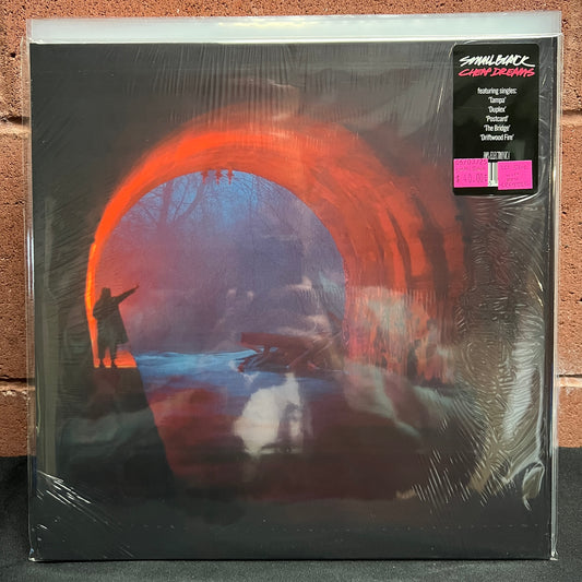 Used Vinyl: Small Black "Cheap Dreams" LP (Ice Blue with Red Splatter vinyl)