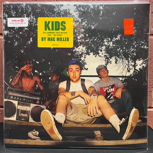 Used Vinyl: Mac Miller "K.I.D.S. (Kickin Incredibly Dope Shit)" 2xLP (Sealed, Red, Blue and Yellow Glitter vinyl)
