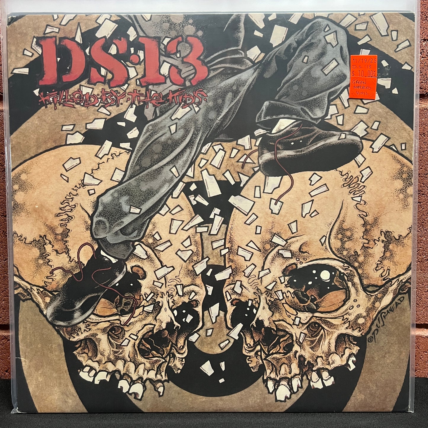 Used Vinyl: DS-13 "Killed By The Kids" LP (First pressing, Green Marbled vinyl)