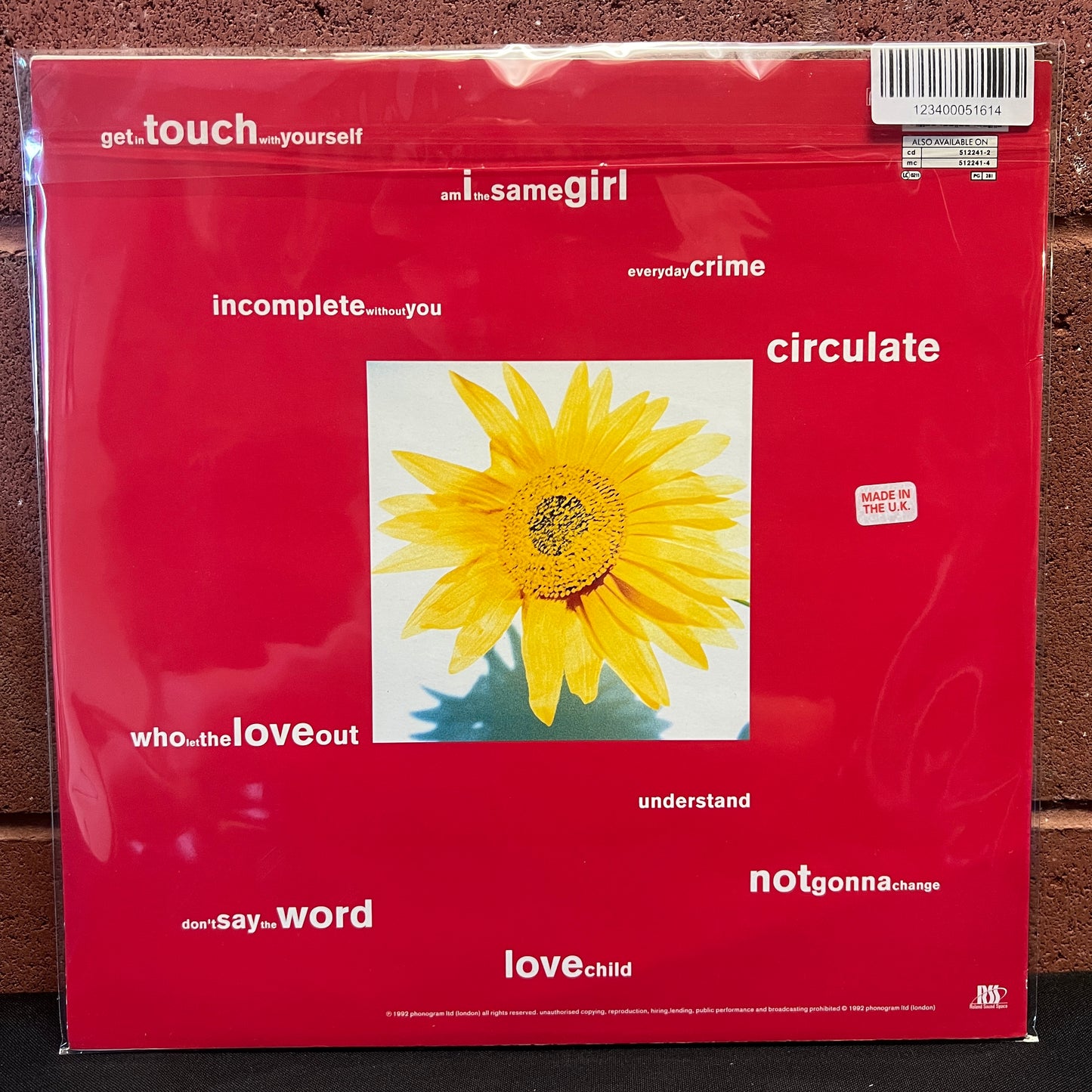 Used Vinyl: Swing Out Sister "Get In Touch With Yourself" LP (Signed 1992 UK Press)