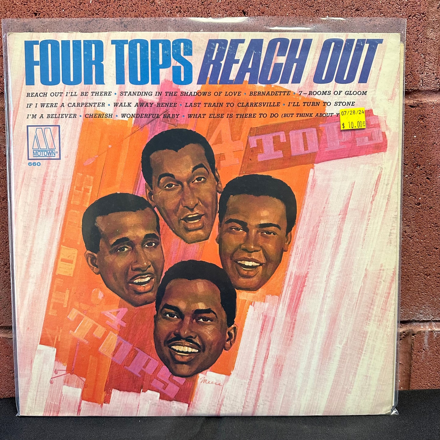 Used Vinyl:  Four Tops ”Four Tops Reach Out” LP