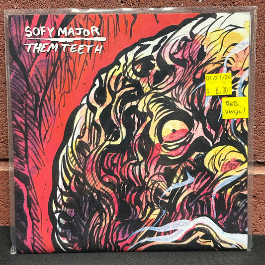 Used Vinyl:  Sofy Major / Them Teeth ”Sofy Major / Them Teeth” 7" (Red vinyl)