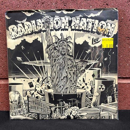 Used Vinyl:  Mark A. Levy, Rick Kirby And The Vigilantes ”Radiation Nation On A 3-Mile Isle / Overexposed” 7"