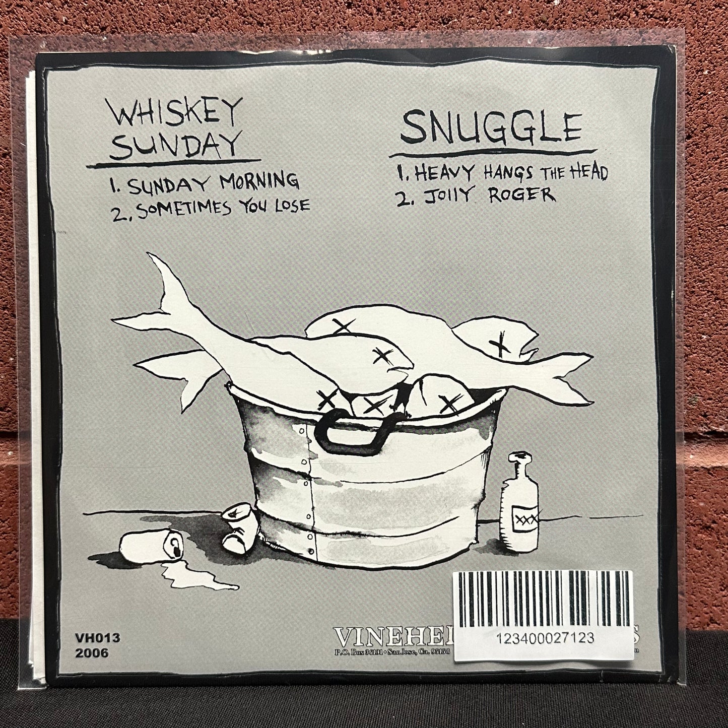 Used Vinyl:  Snuggle And Whiskey Sunday ”Snuggle And Whiskey Sunday Split 7"” 7"