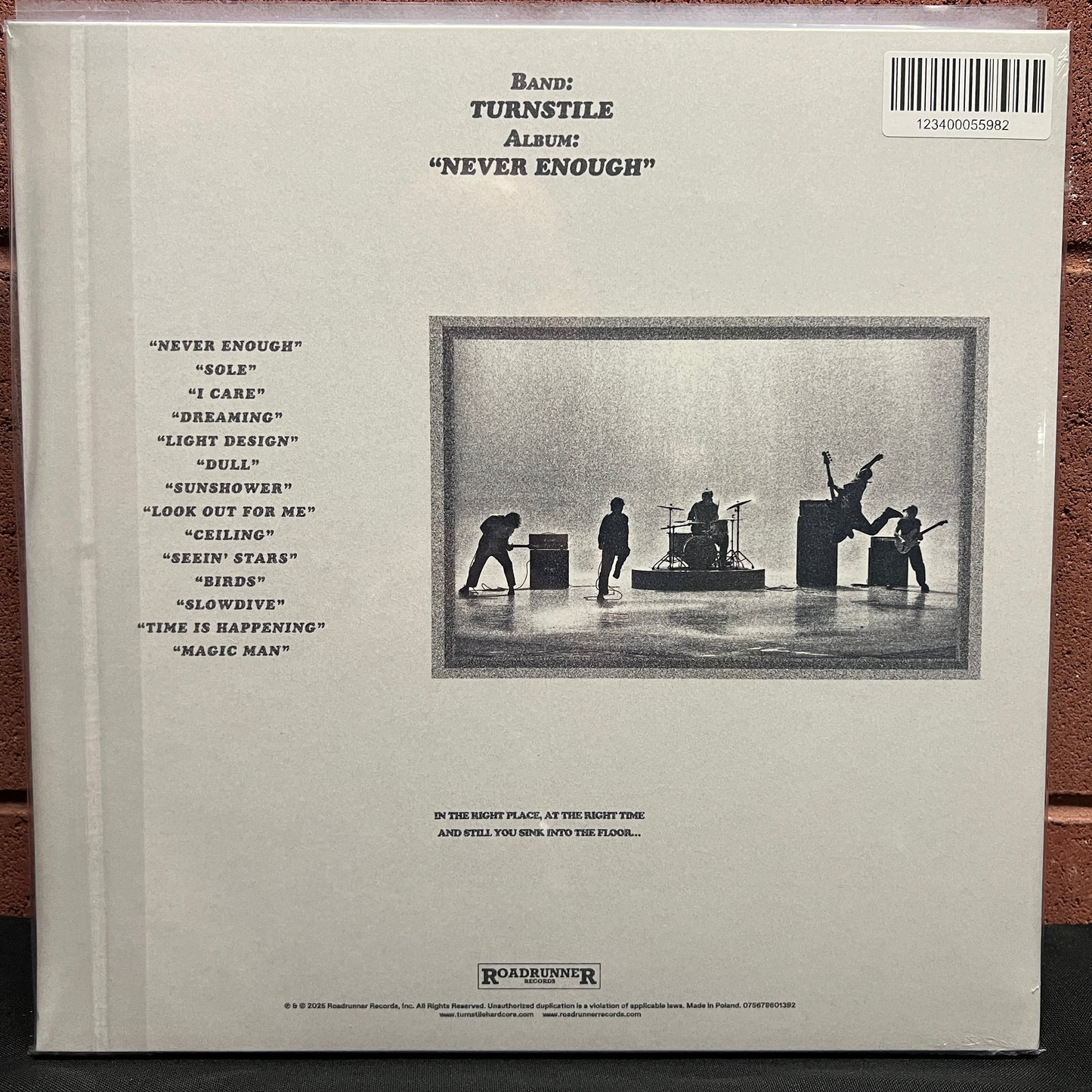 Used Vinyl: Turnstile "Never Enough" LP (Purple Vinyl - Sealed!)