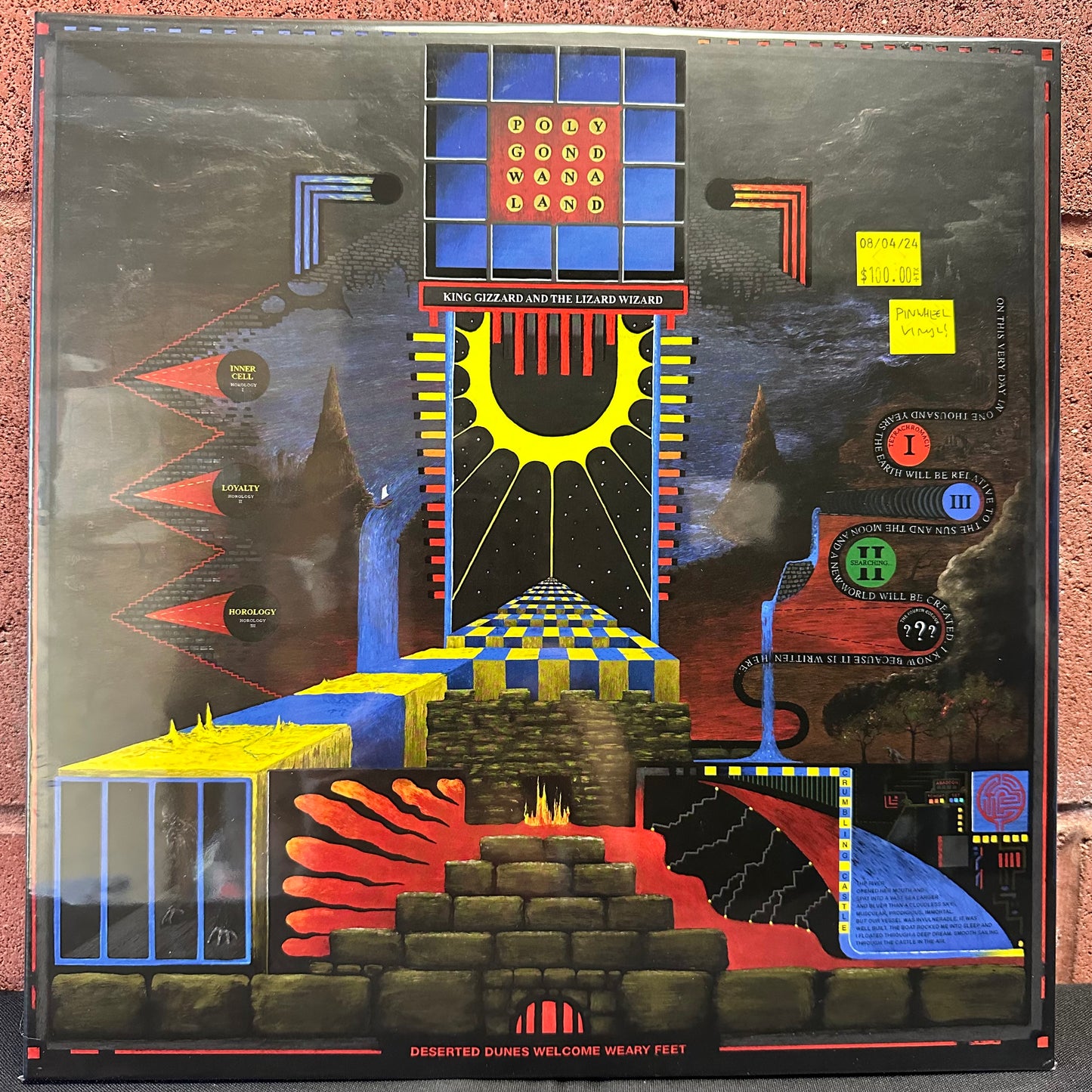 Used Vinyl:  King Gizzard And The Lizard Wizard ”Polygondwanaland” 2xLP (Pinwheel vinyl)