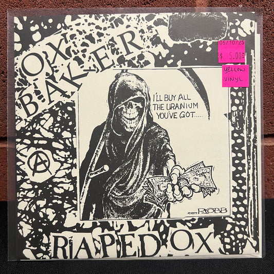 Used Vinyl: Ox Baker "Raped Ox" 7" (Yellow Vinyl)