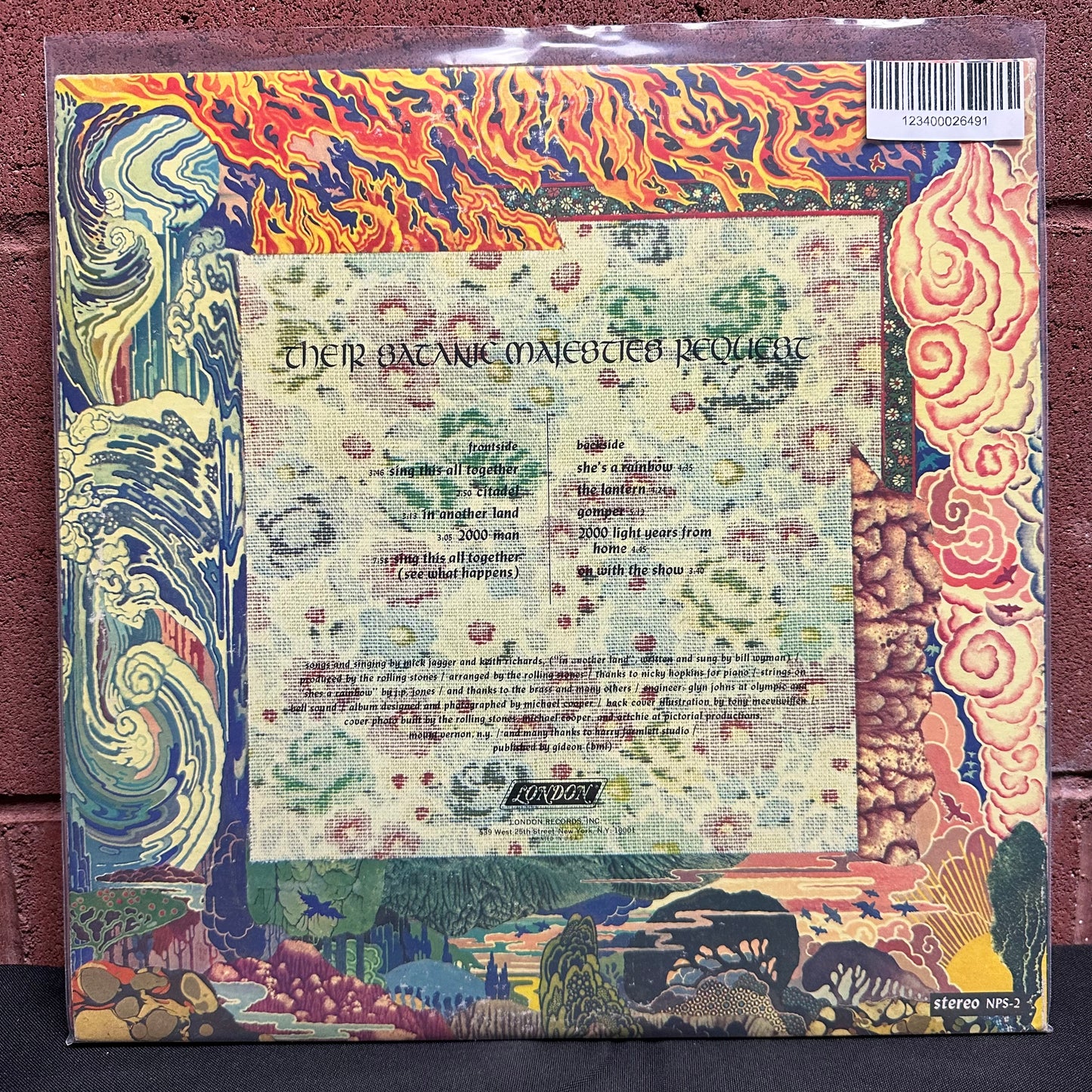 Used Vinyl:  The Rolling Stones ”Their Satanic Majesties Request” LP