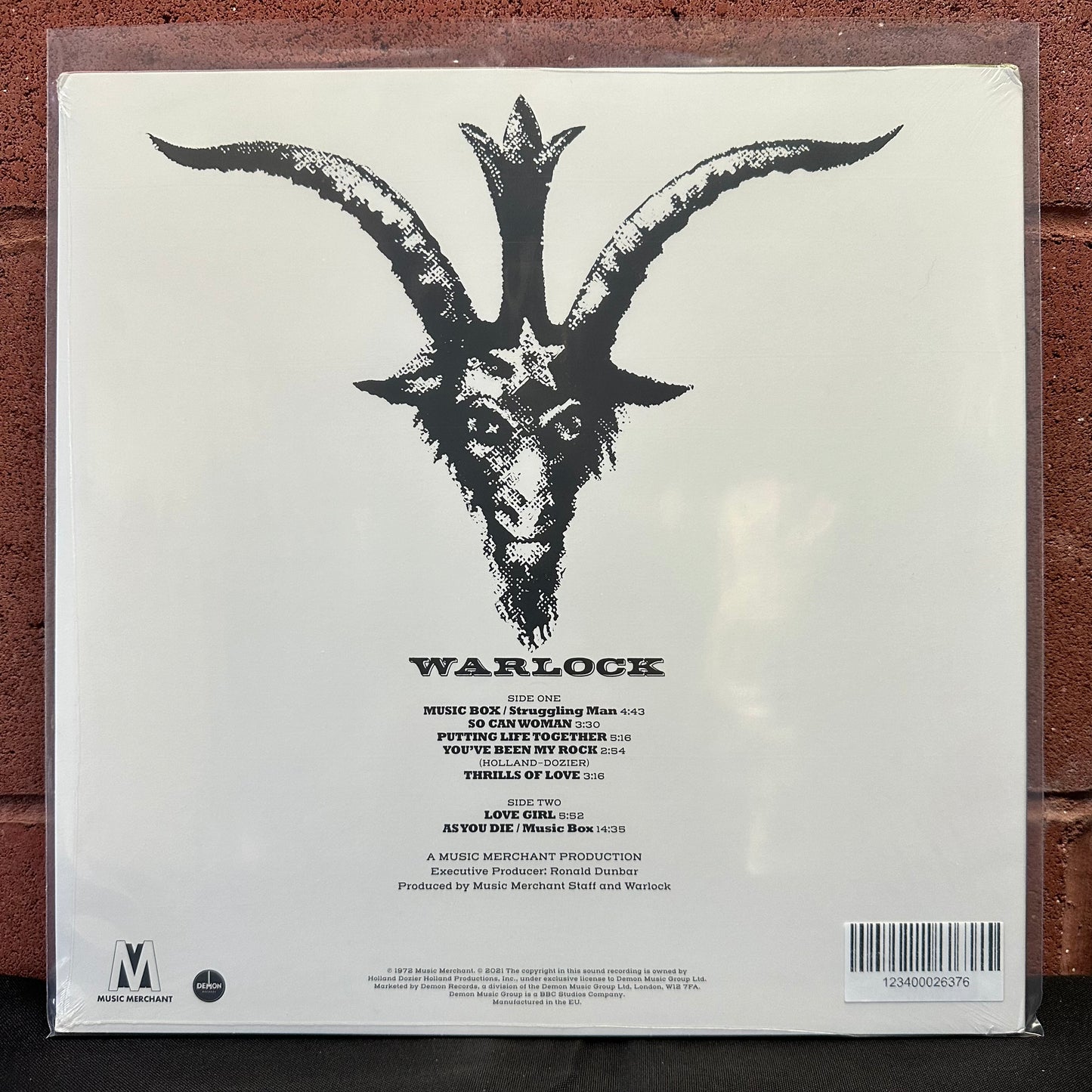 Used Vinyl:  Warlock ”Warlock” LP