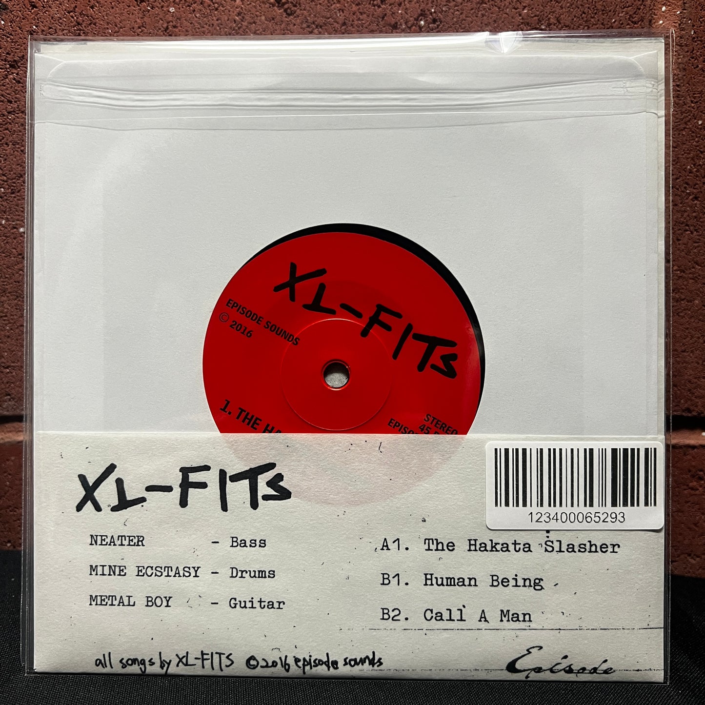 Used Vinyl: XL-Fits ‎"The Hakata Slasher" 7" (2016 Japanese Press)