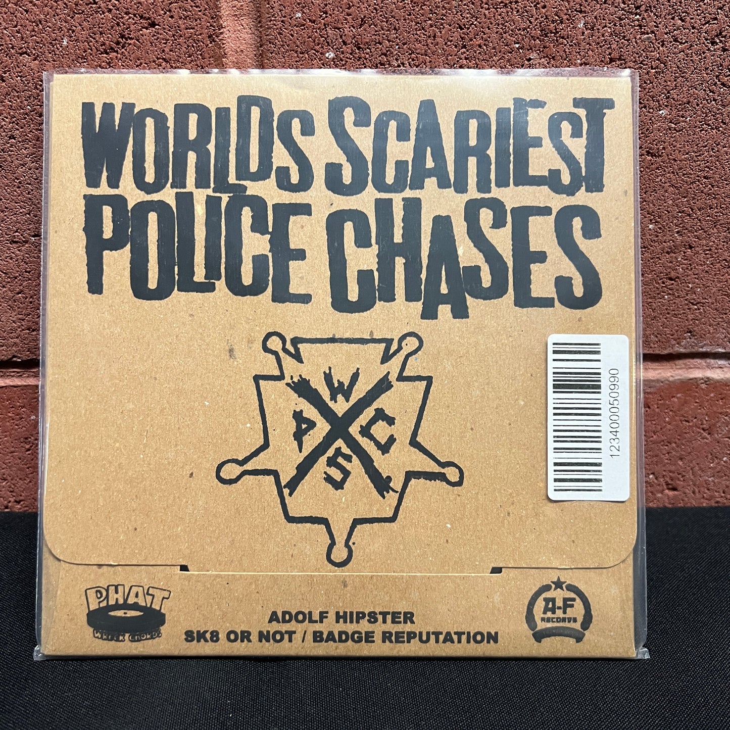 Used Vinyl: Worlds Scariest Police Chases "Adolf Hipster" 7" (White Vinyl)