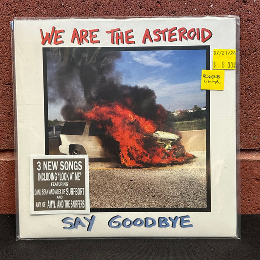 Used Vinyl:  WE Are The Asteroid ”Say Goodbye ” 7" (Purple vinyl)