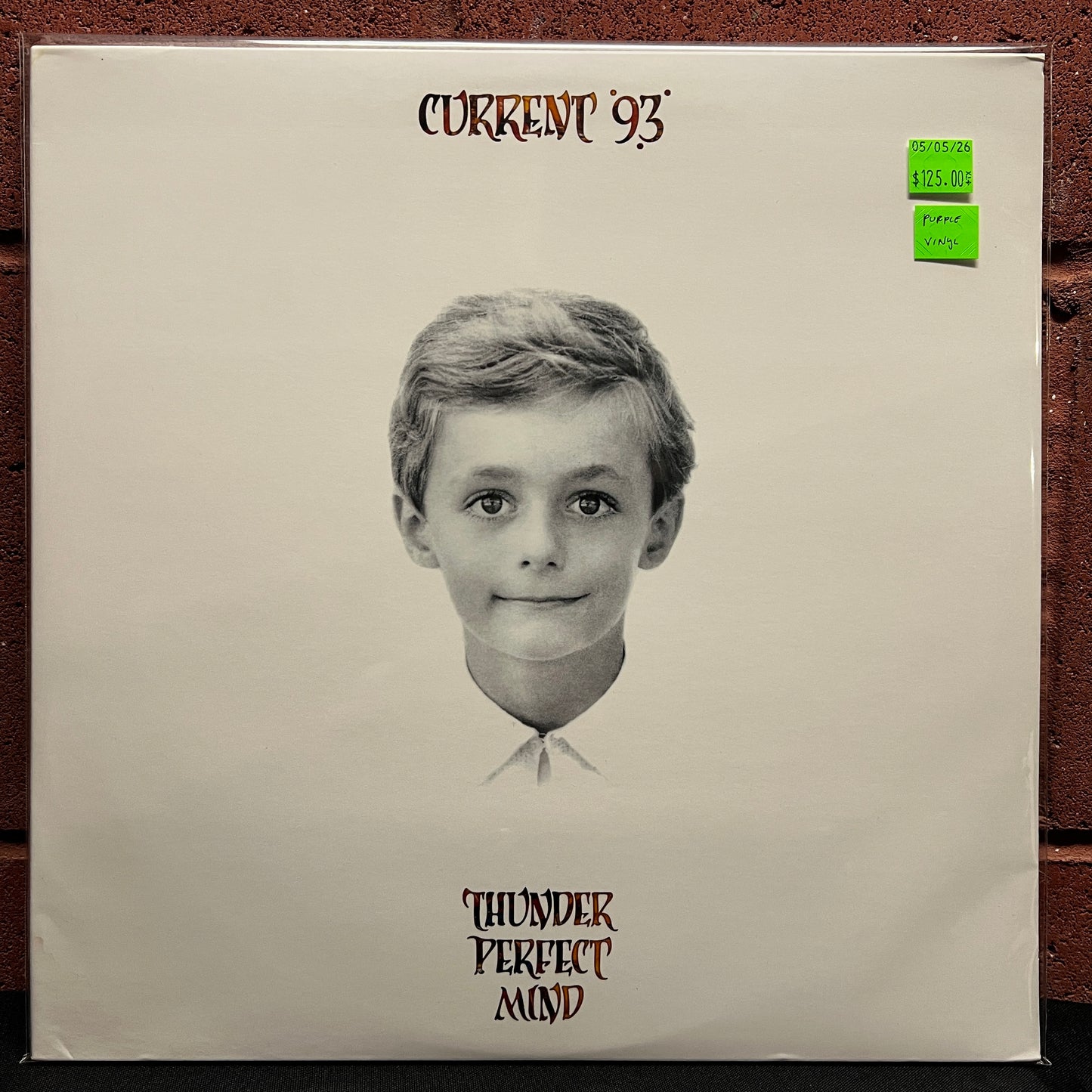 Used Vinyl: Current 93 "Thunder Perfect Mind" 2xLP (Purple vinyl)