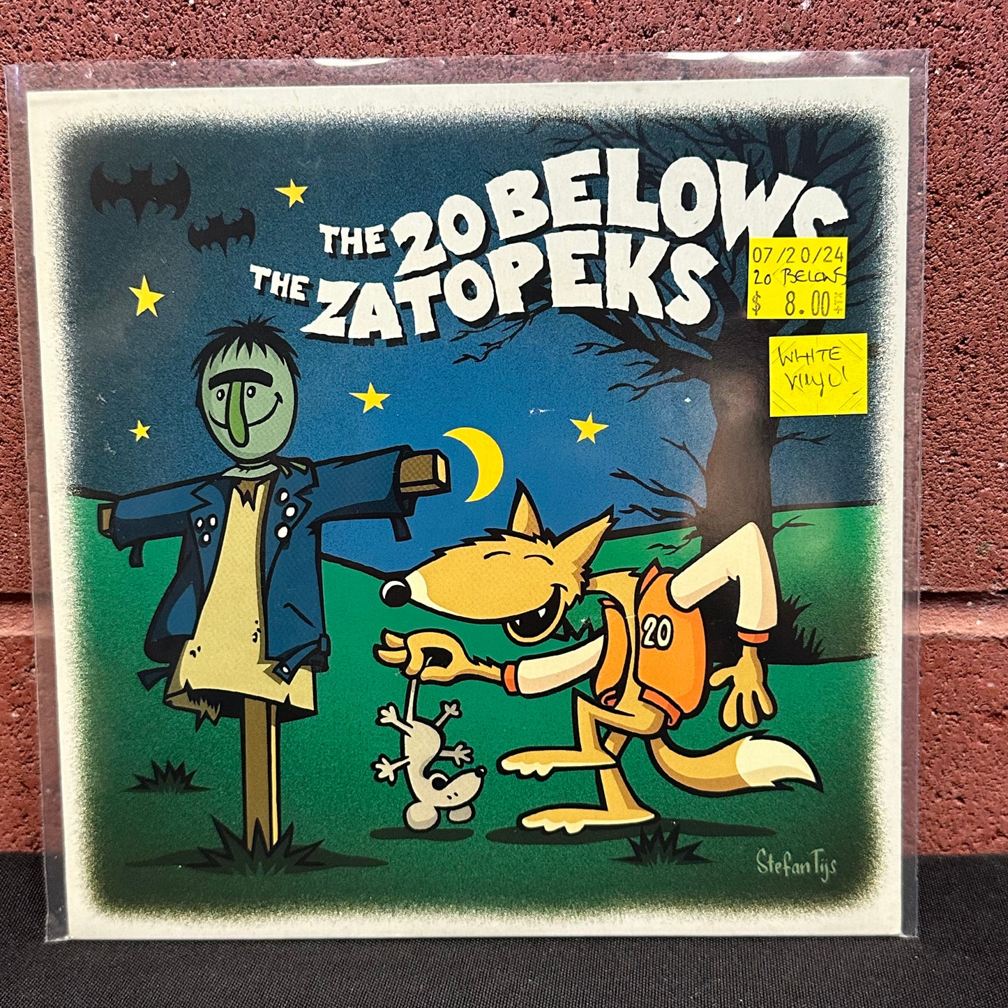 Used Vinyl:  The 20Belows / The Zatopeks ”The 20Belows / The Zatopeks” 7" (White vinyl)